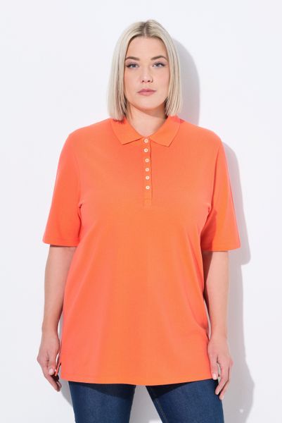 Ulla Popken Poloshirt Poloshirt Piqué Polokragen günstig online kaufen