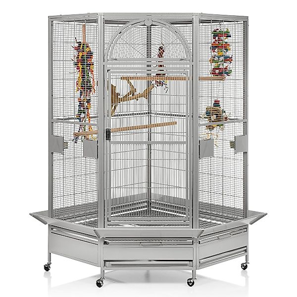 Montana Cages Vogelkäfig Eck Voliere Käfig günstig online kaufen