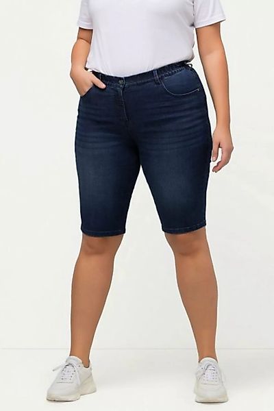 Ulla Popken Bermudas Jeansbermuda Mandy 5-Pocket-Form Komfortbund günstig online kaufen