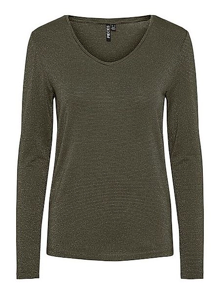 pieces Langarmshirt PCBillo (1-tlg) Plain/ohne Details günstig online kaufen