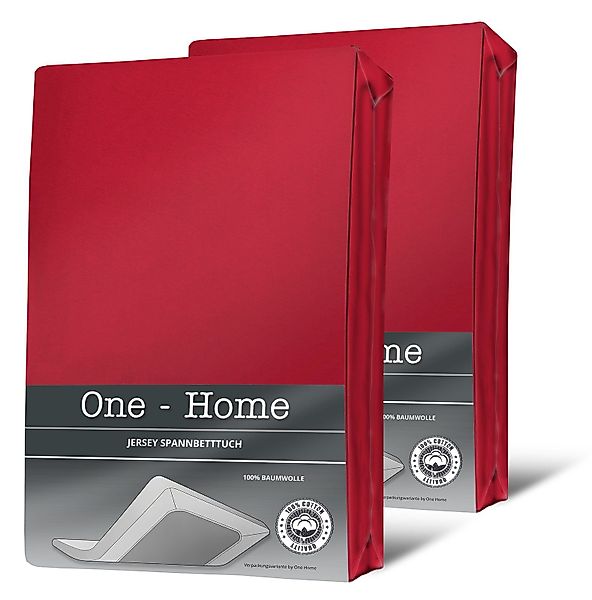 One Home Spannbettlaken Jersey, Jersey, Gummizug: günstig online kaufen