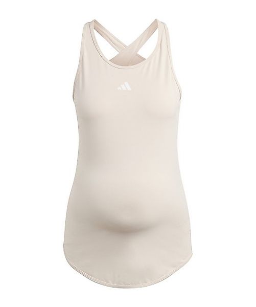 adidas Performance T-Shirt Tanktop Damen Beige Polyester günstig online kaufen