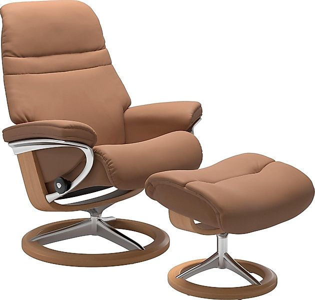 Stressless Relaxsessel "Sunrise" Relaxsessel mit Hocker, mit Signature Base günstig online kaufen