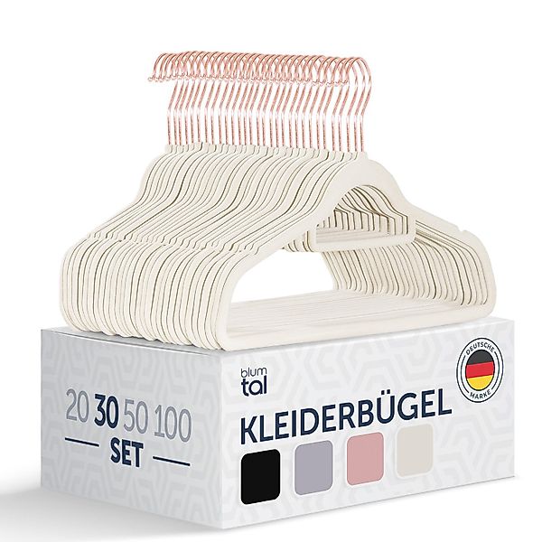 Blumtal Kleiderbügel Rutschfest - Samtoptik - günstig online kaufen
