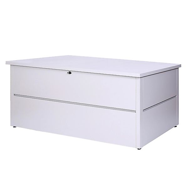 MCW Gartentruhe J56 Abschließbar 69x165x85cm Hellgrau günstig online kaufen