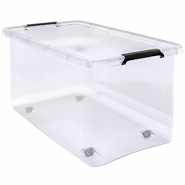 Aufbewahrungsbox Transparent 60x40x35cm 60L stapelbar günstig online kaufen