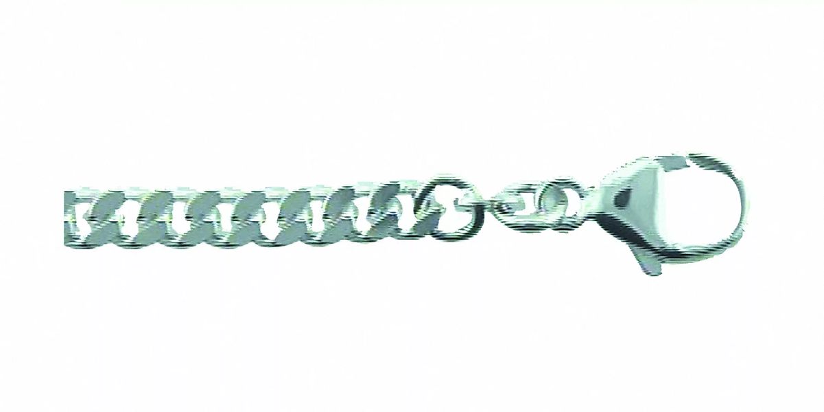 Adelia´s Silberkette "925 Silber Flach Panzer Halskette 50 cm Ø 4 mm", Silb günstig online kaufen