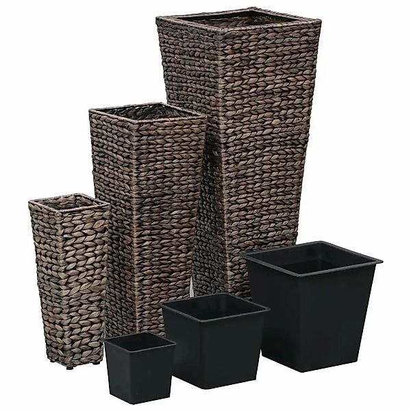 vidaXL Blumentopf Blumenkübel 3 Stk. Wasserhyazinthe günstig online kaufen