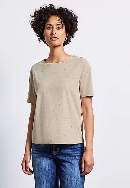 STREET ONE T-Shirt aus reiner Baumwolle günstig online kaufen