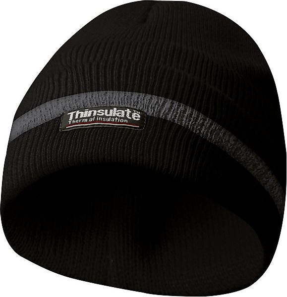 Gebol Beanie Gebol Mütze mit Reflektionsstreifen schwarz günstig online kaufen