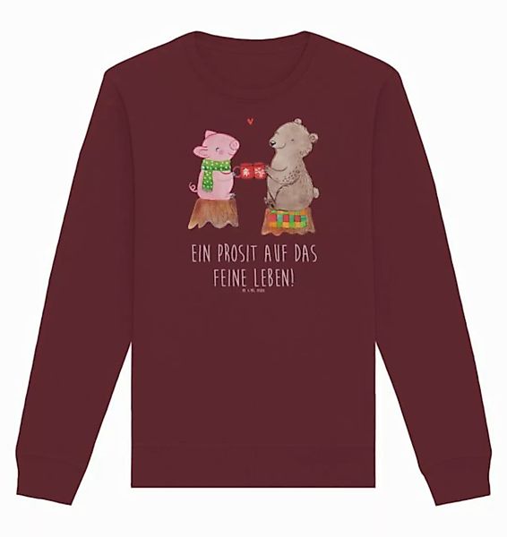 Mr. & Mrs. Panda Longpullover Glühschwein Sause Größe XS - Burgundy - Gesch günstig online kaufen