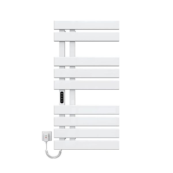 Emke Elektrischer Handtuchhalter 100×50cm Weiß Flachbadheizkörper 320W LED günstig online kaufen