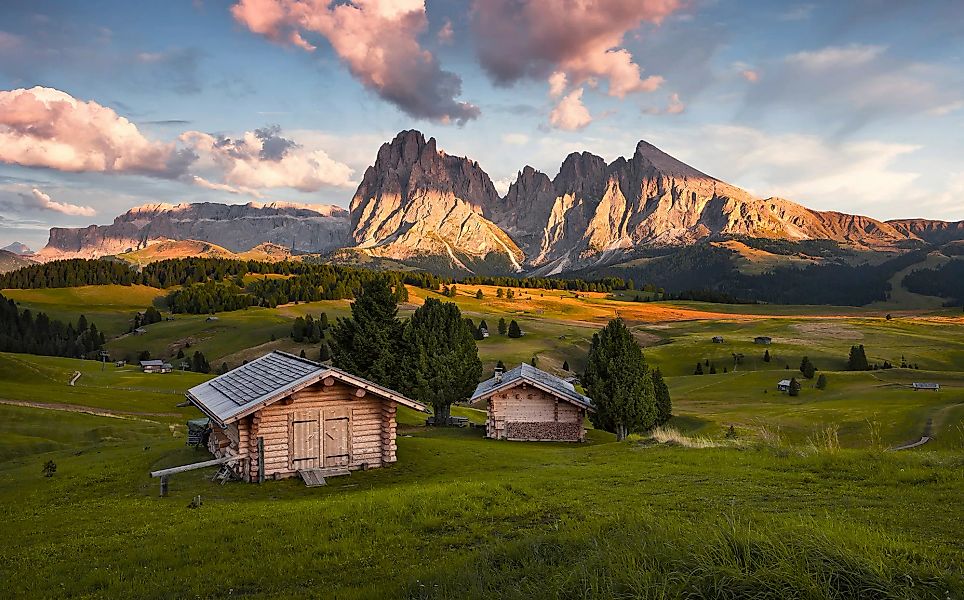 Komar Fototapete Dolomitentraum B/L: ca. 450x280 cm günstig online kaufen