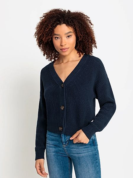 LASCANA Strickjacke, mit V-Neck günstig online kaufen