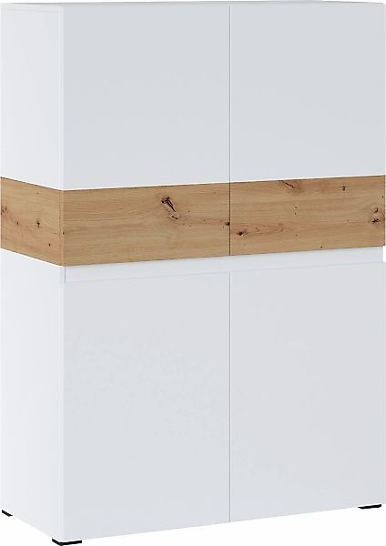 INOSIGN Highboard "Rimini", Höhe 129 cm günstig online kaufen