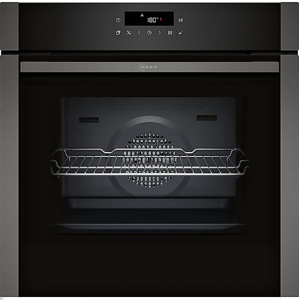 NEFF Pyrolyse Backofen N 50 "B6ACJ7AG3" mit Teleskopauszug nachrüstbar mit günstig online kaufen