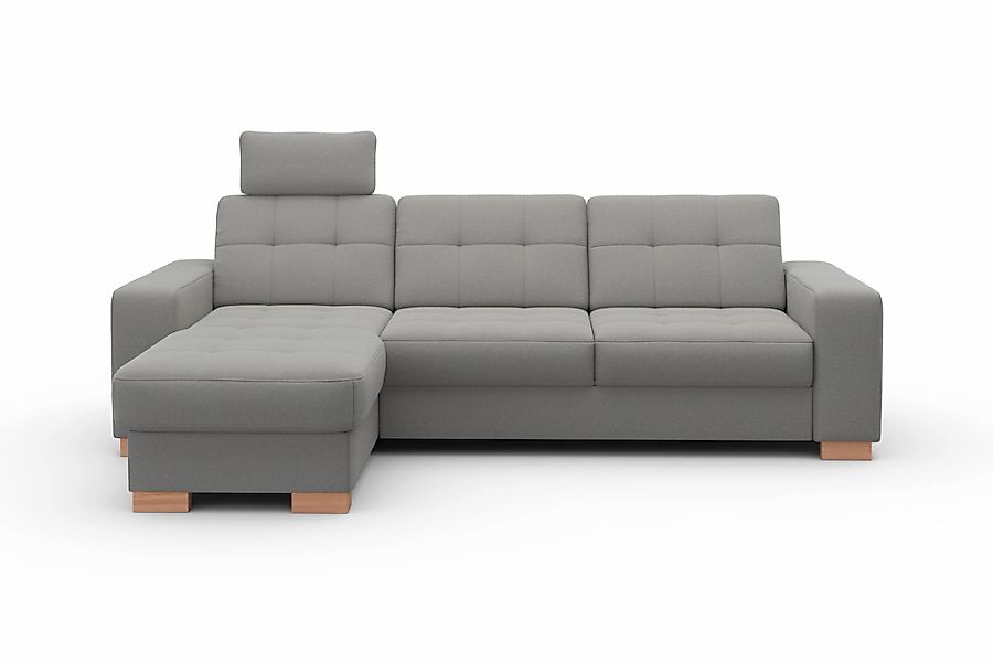 sit&more Ecksofa »Quincy L-Form« wahlweise mit Bettfunktion und Bettkasten günstig online kaufen