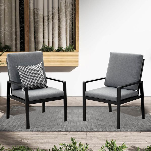 MeXo Gartenlounge-Set Alu Gartenmöbel-Sets Gartenstuhl, (6-tlg., günstig online kaufen
