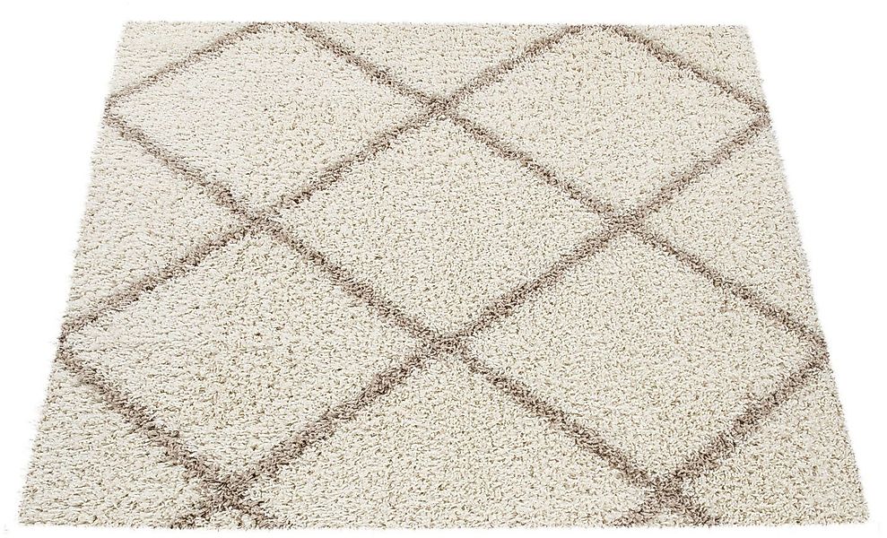 Paco Home Hochflor-Teppich "Kalmar 441" rechteckig 40 mm Höhe Scandi Design günstig online kaufen