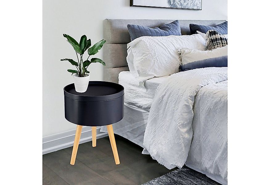 ONVAYA Beistelltisch Sofia aus Holz, Couchtisch rund, Nachttisch günstig online kaufen