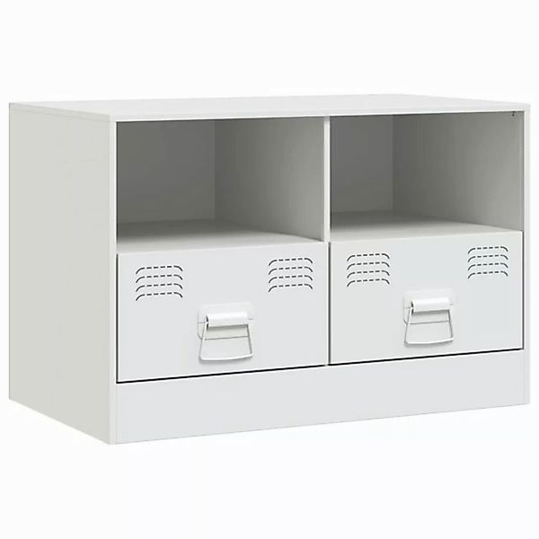 vidaXL Schrankmodule TV-Schrank Weiß 67x39x44 cm Stahl günstig online kaufen