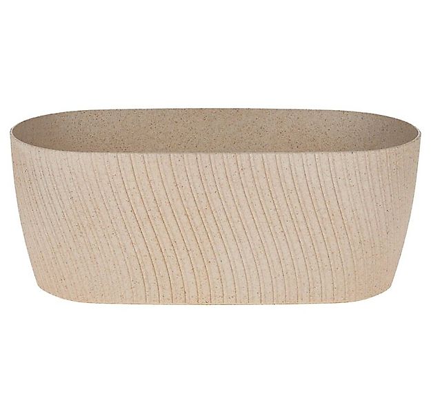 matches21 HOME & HOBBY Blumentopf Moderner Blumentopf gerillt ovaler Überto günstig online kaufen