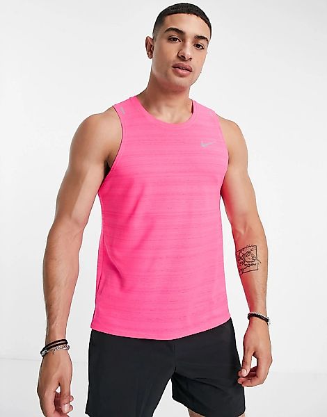 Nike Running – Miler – Trägertop in leuchtendem Rosa günstig online kaufen