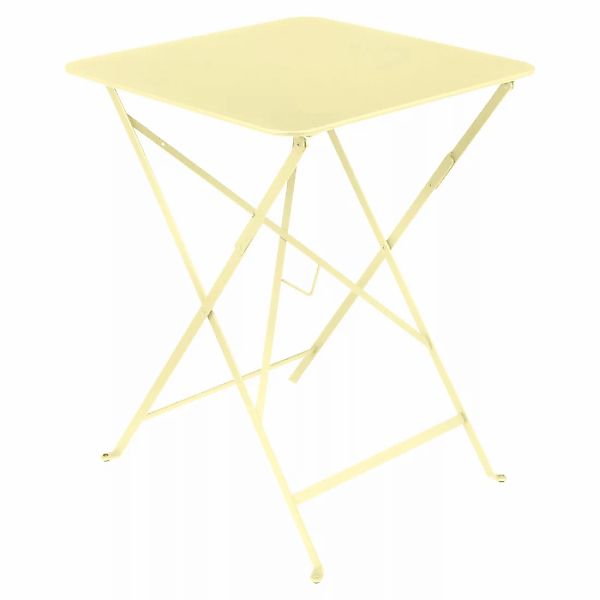 Bistro Klapptisch Rechteckig 57x57 Zitronensorbet günstig online kaufen