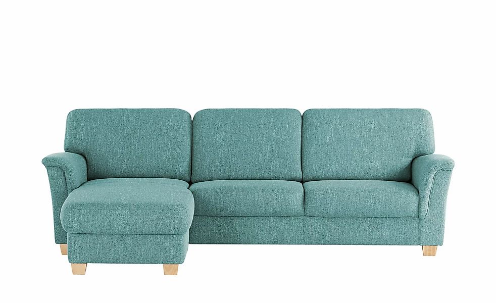 smart Ecksofa  Valencia ¦ türkis/petrol ¦ Maße (cm): B: 265 H: 90 T: 173.0 günstig online kaufen