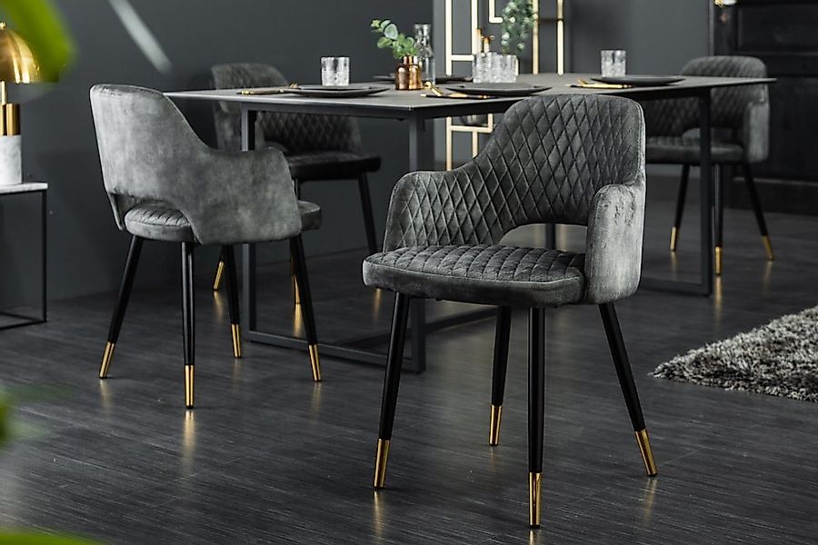 riess-ambiente 4-Fußstuhl PARIS 81cm grün (Einzelartikel, 1 St), Esszimmer günstig online kaufen