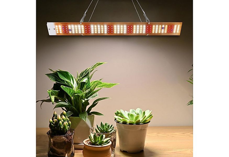 Rosnek Pflanzenlampe LED Vollspektrum 40–160W mit 156–624 LEDs, LED fest in günstig online kaufen