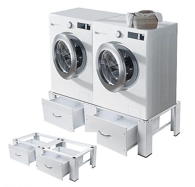 XERSEK Waschmaschinenuntergestell Stabiler Waschmaschinen-Sockel Schublade günstig online kaufen