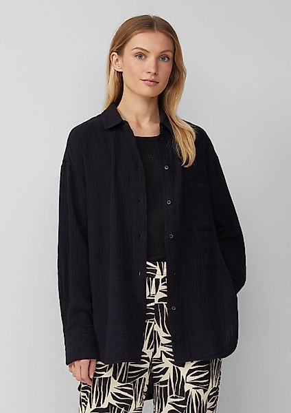 s.Oliver Langarmbluse Oversized Bluse aus Musselin günstig online kaufen