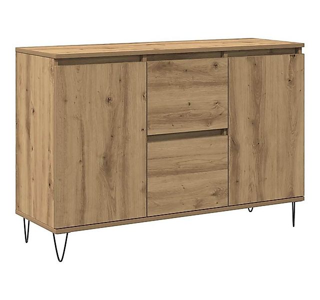 vidaXL Sideboard Sideboard Artisan-Eiche 101,5x35x70 cm Holzwerkstoff (1 St günstig online kaufen