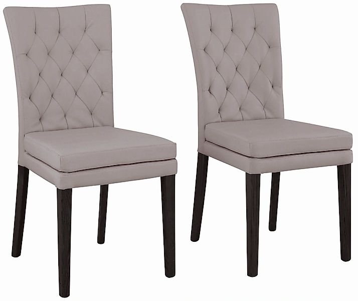 Home affaire 4-Fußstuhl "Colorado" (Set) 4 Stk.Beine aus Buche, wengefarben günstig online kaufen