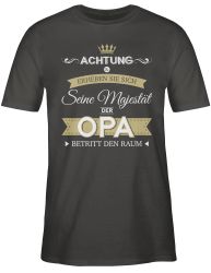 Shirtracer T-Shirt Seine Majestät der Opa günstig online kaufen