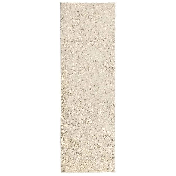 vidaXL Teppich Shaggy Hochflor Modern Golden 80x250 Cm 1955448 günstig online kaufen
