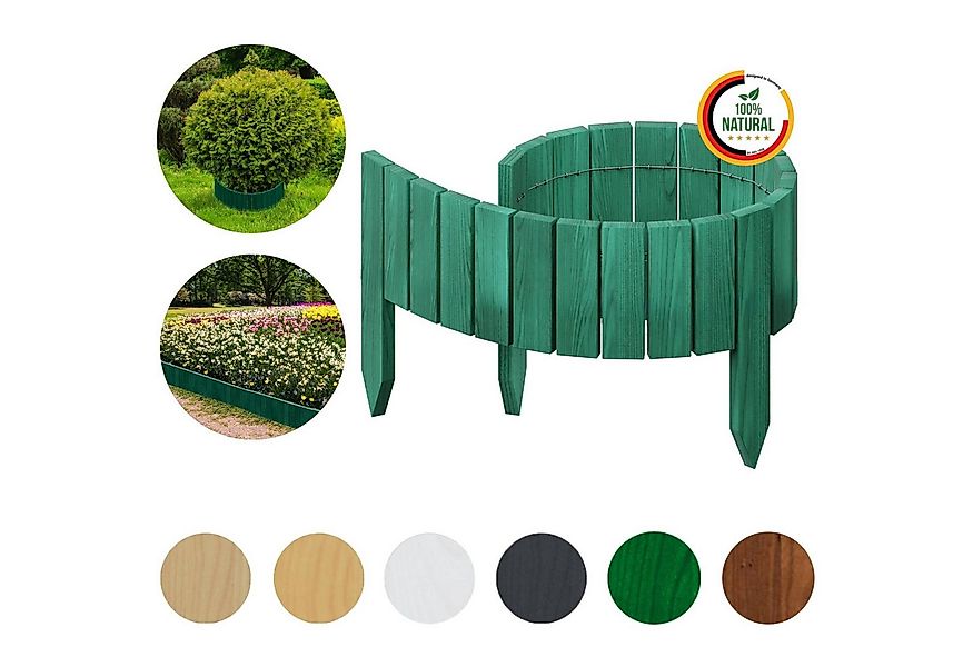 Floranica Palisade Flexible Beeteinfassung Rollborder Beetumrandung Rasenka günstig online kaufen