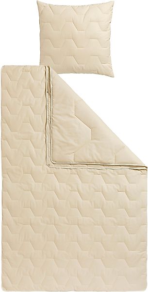 Älgdröm Naturfaserbettdecke + Kopfkissen "Bettdecke 135x200 cm, Decke mit n günstig online kaufen