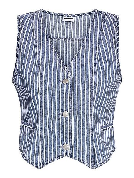 Noisy may Longweste Gestreiftes Ärmelloses Modell mit Knöpfen NMHERA S/L SL günstig online kaufen