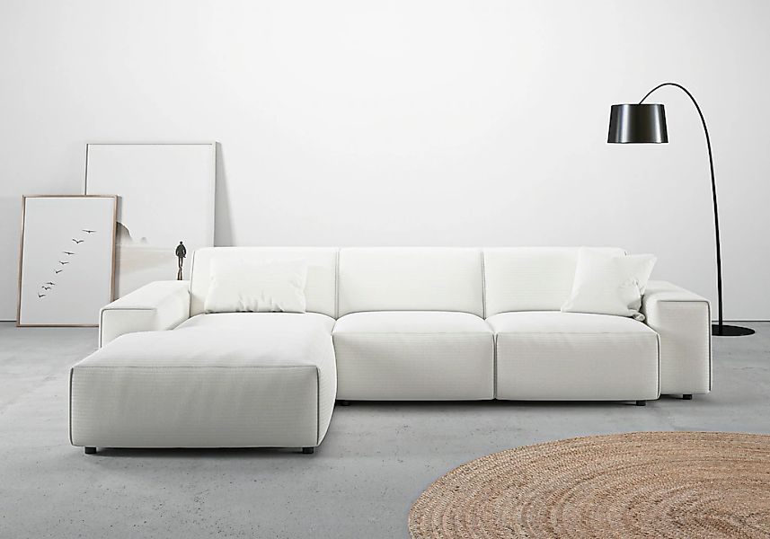andas Ecksofa "Glimminge auch in Breitcord, Feincord, Bouclé + Easy care-Be günstig online kaufen