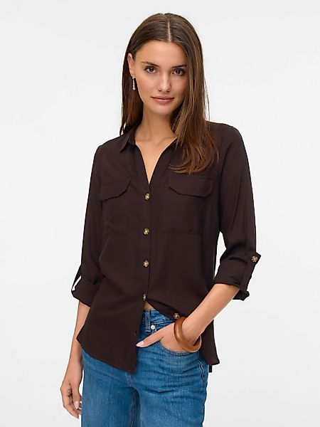 Vero Moda Hemdbluse "VMBUMPY L/S SHIRT NEW WVN GA NOOS" günstig online kaufen