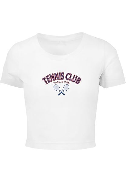 Merchcode T-Shirt "Merchcode Damen Ladies College Club Cropped Tee" günstig online kaufen