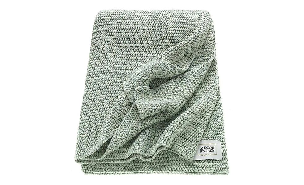 Esprit Wohndecke   ¦ grün ¦ 100% Baumwolle ¦ Maße (cm): B: 130 Dekokissen & günstig online kaufen