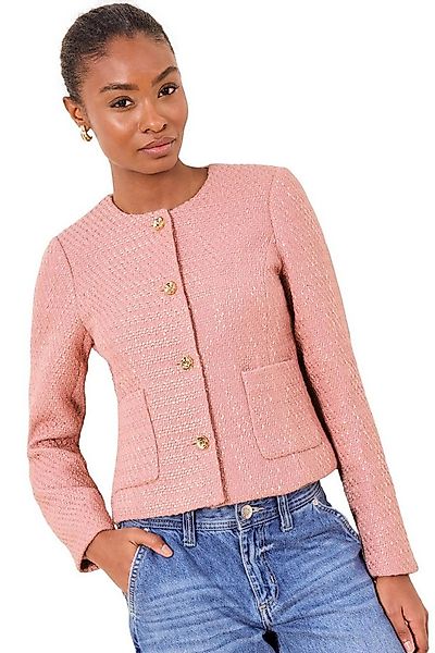 LIPSY Jackenblazer Lipsy Kragenlose Boucléjacke (1-tlg) günstig online kaufen