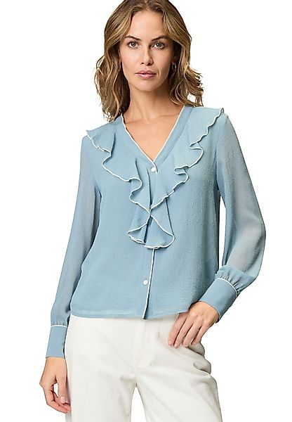 Zero Chiffonbluse zero Chiffonbluse mit Volants günstig online kaufen