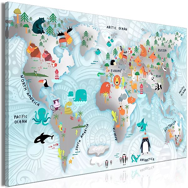 Wandbild - Fairytale Map (1 Part) Wide günstig online kaufen