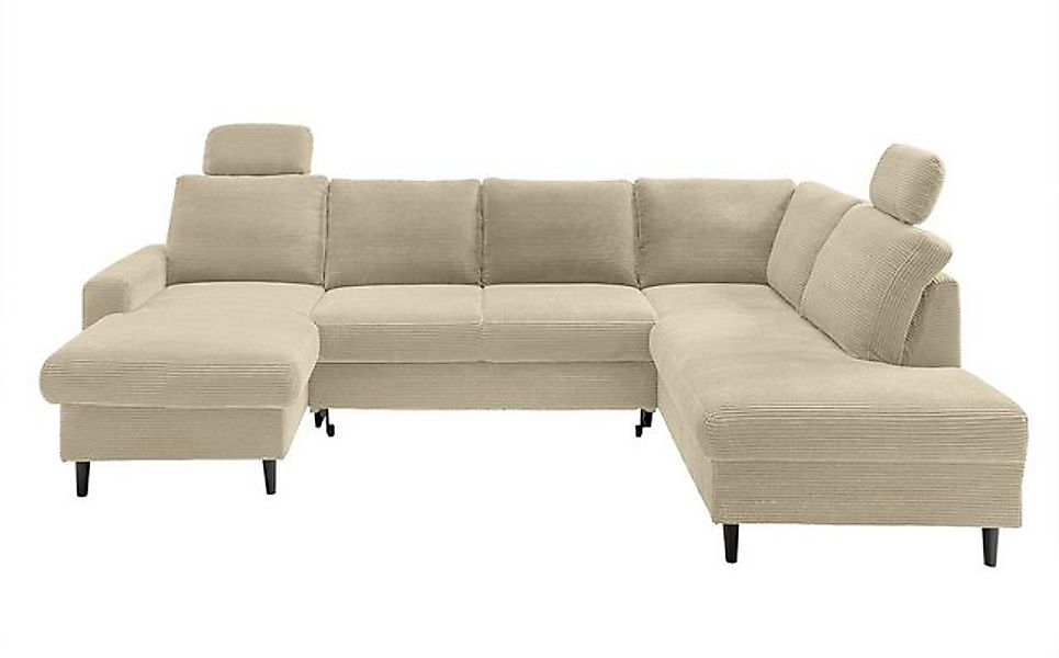 luma-home Wohnlandschaft 17205, U-Form mit Bettfunktion und Bettkasten, 305 günstig online kaufen