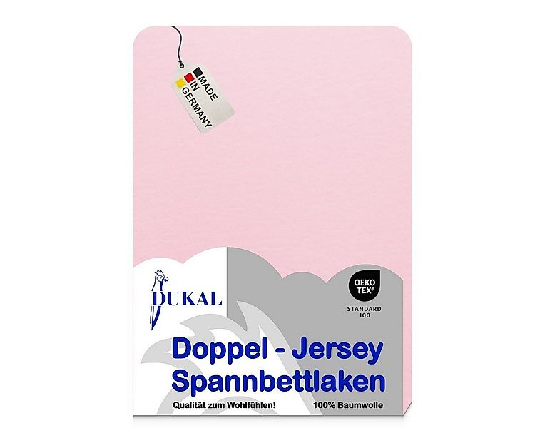 DUKAL Spannbettlaken Kinderspannbettlaken, 32 verschiedene Farben, 100% Bau günstig online kaufen