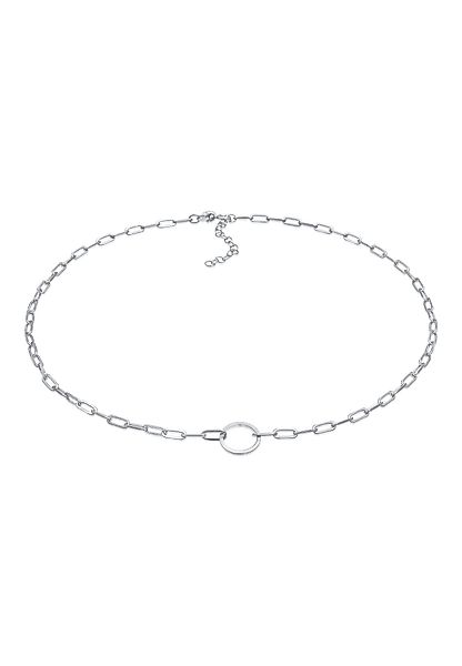 Elli Premium Choker Gliederkette länglich Kreis günstig online kaufen